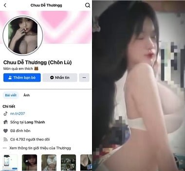 Chu có bầu ngực khá to và hông nảy lộng lẫy