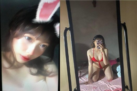 Clip nóng cô gái quyến rũ mặc đồ lót đen sexy