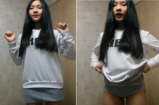 Em xinh tươi đáng yêu nhưng không ngờ lại rất sốt sắng