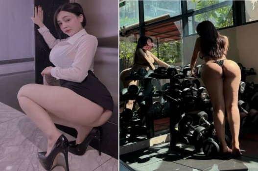 Gymer có mông to bị doggy sướng người