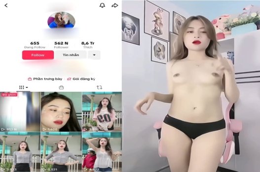 Ngực đẹp của TikToker khiến ai cũng muốn địt