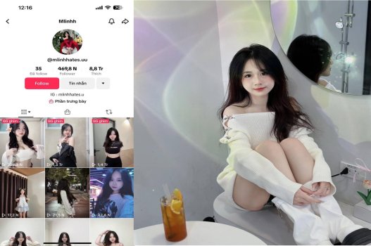 Tiêu đề mới: Tiktoker Mlinhh bị rò rỉ clip sex đang bú cu bạn trai
